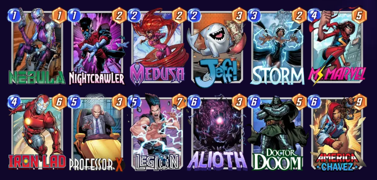 Marvel Snap Control Deck