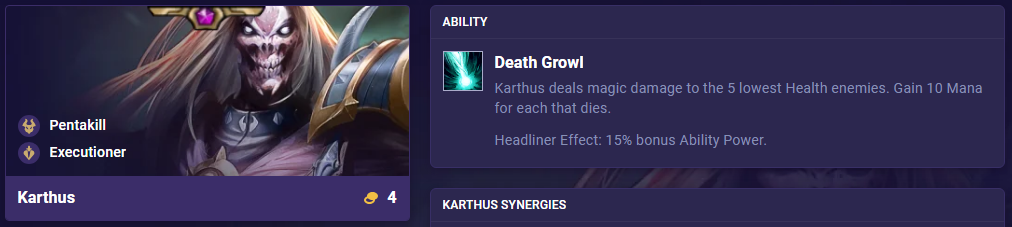 TFT Set 10 Karthus