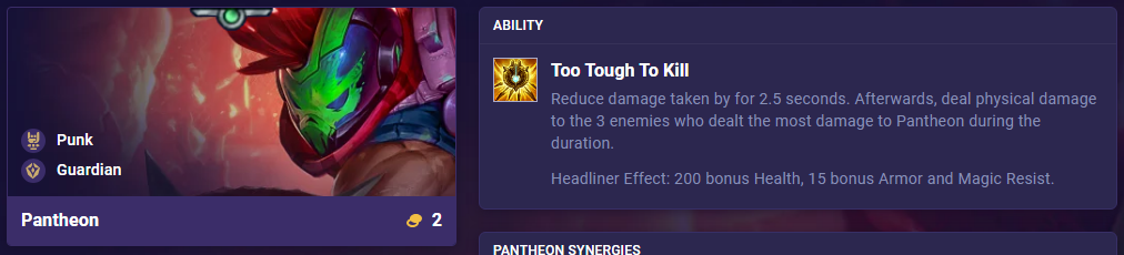 TFT Set 10 Pantheon