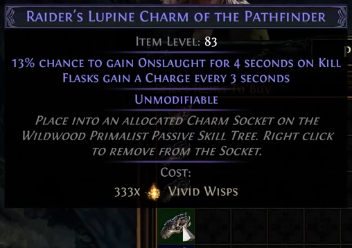 PoE Affliction Charms