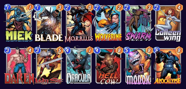 Marvel Snap Discard Miek Deck