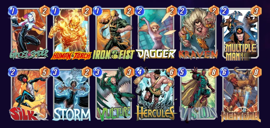 Marvel Snap Move Deck Hercules