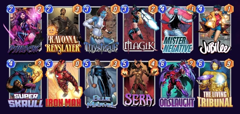 Marvel Snap Negative Tribunal Deck 6-18