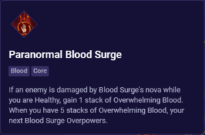 Diablo 4 Paranormal Blood Surge