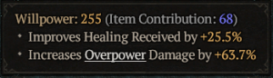 Diablo 4 Willpower