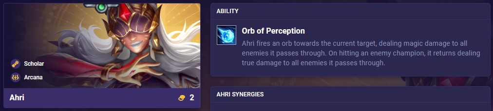 TFT Set 12 Ahri Ability