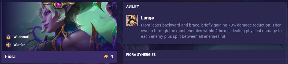 TFT Set 12 Fiora Ability