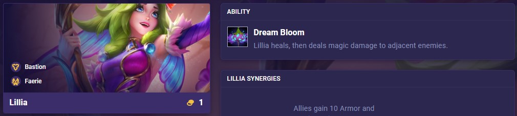 TFT Set 12 Lillia Ability