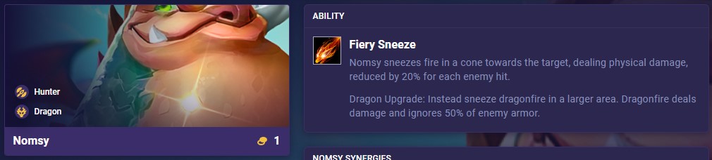 TFT Set 12 Nomsy Ability