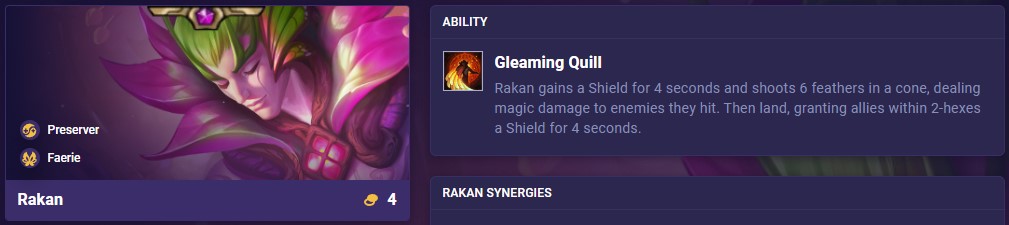 TFT Set 12 Rakan Ability