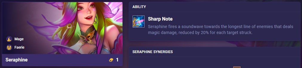 TFT Set 12 Seraphine Ability