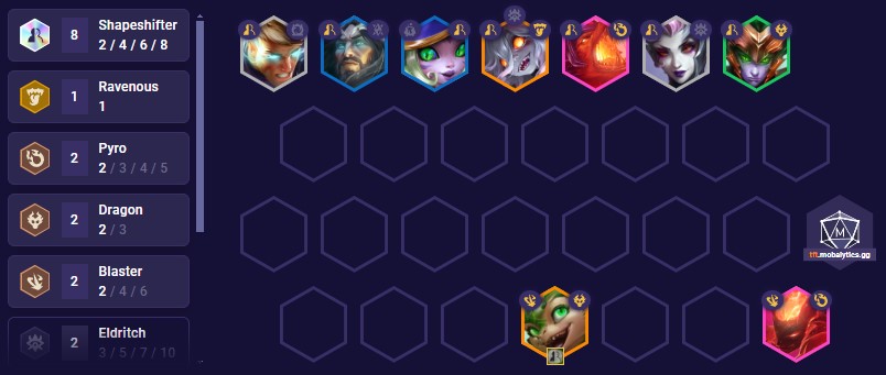 TFT Set 12 Shapeshifter Team Comp