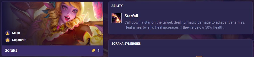 TFT Set 12 Soraka Ability