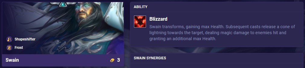 TFT Set 12 Swain Ability