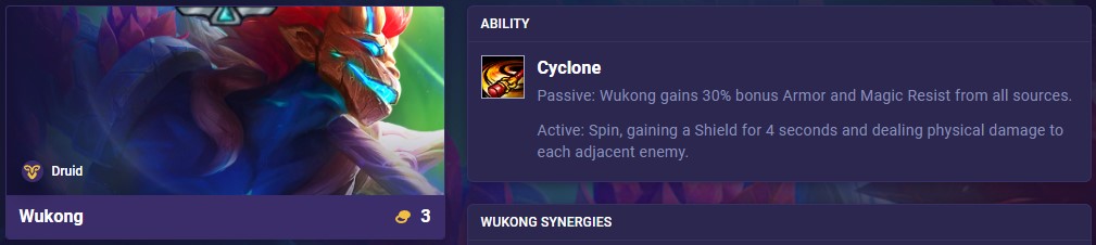 TFT Set 12 Wukong Ability