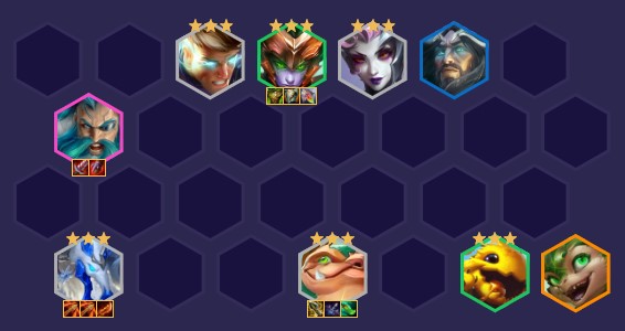 TFT Fire & Ice Team Comp 14.17