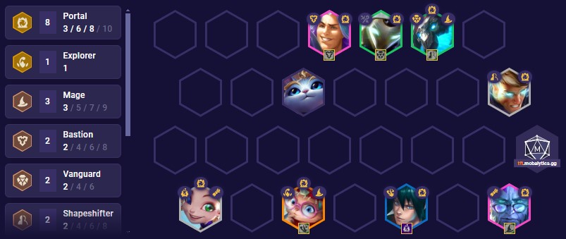 TFT Set 12 Trait Tracker Portal Team Comp