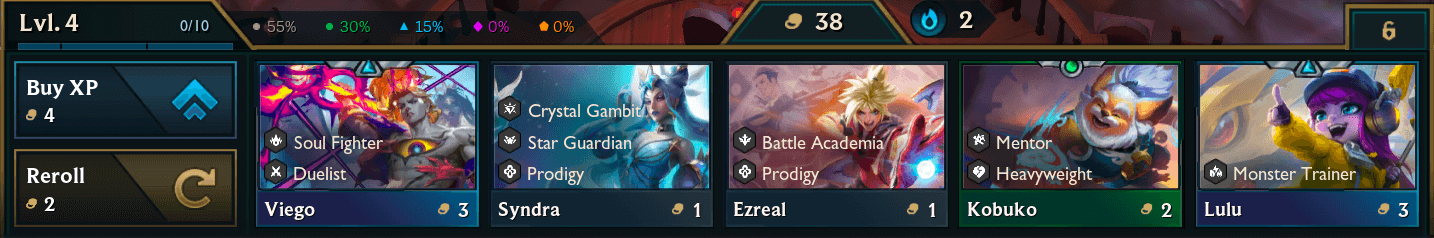 TFT Set 15 Beginner L4 Shop Odds