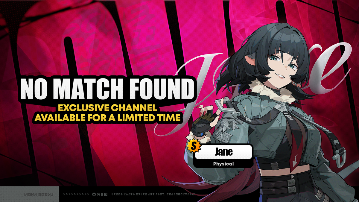 ZZZ No Match Found Jane Doe Banner Version 1.1