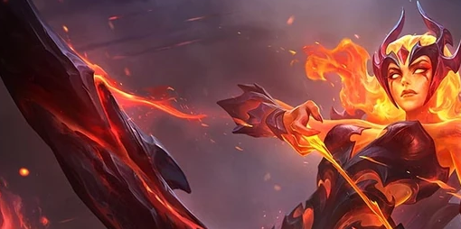 Infernal Ashe Skin Crop