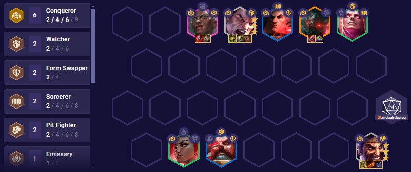 tft set 13 command & conquerors team comp