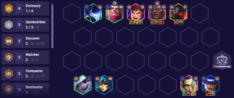 tft set 13 emissaries team comp