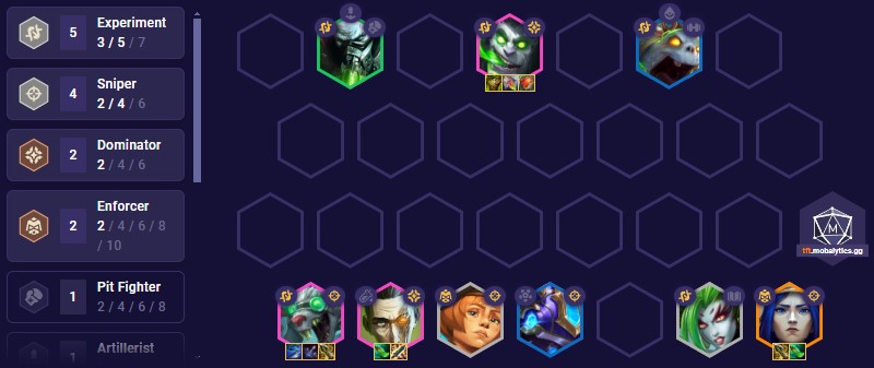 tft set 13 experiment 626 team comp