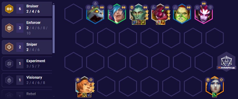 tft set 13 mad bruisers team comp