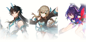 Dan Heng - Imbibitor Lunae, Qingque,Seele