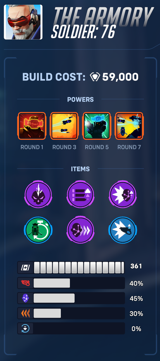 Soldier: 76 Stadium Build