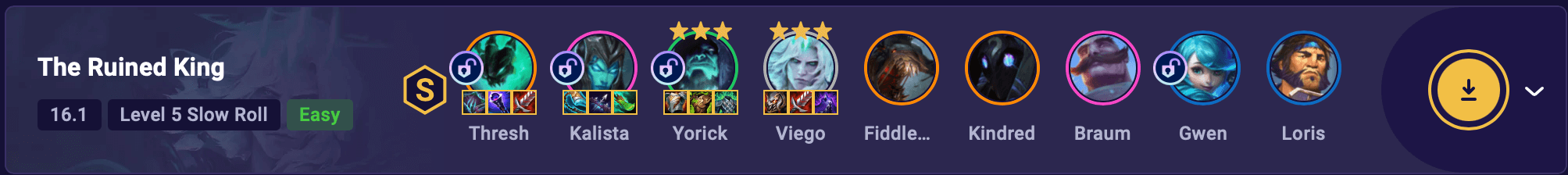 TFT Set 16 The Ruined King